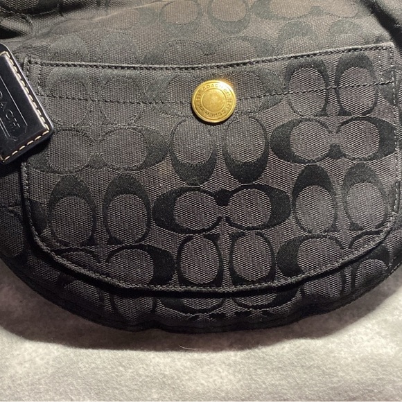 Coach Black and Gold Hobo Bag - Picture 2 of 12